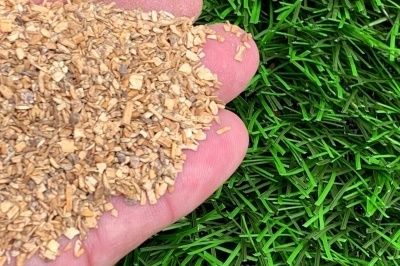 Condor Grass proudly supplies Football fields filled with wood particles!