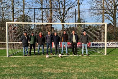 Approved artificial turf football field with BrockFill in Apeldoorn